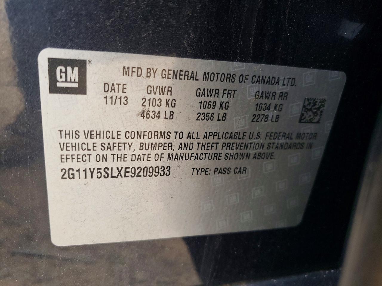 2014 CHEVROLET IMPALA LS photo 23