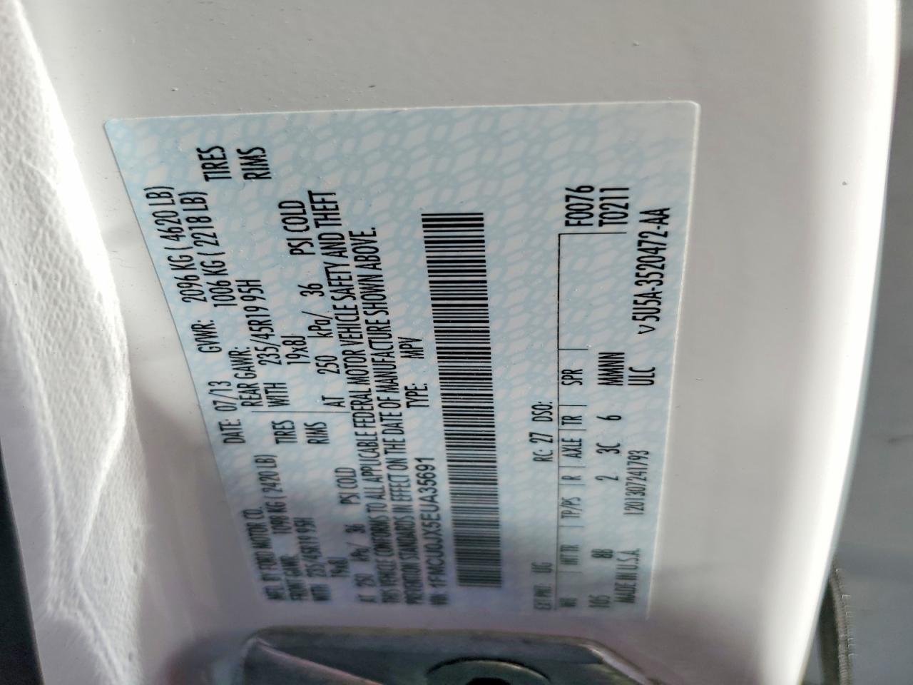2014 FORD ESCAPE TITANIUM photo 25