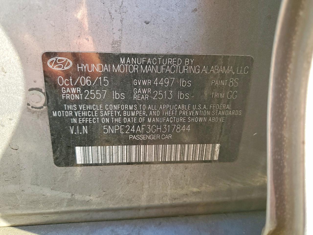 2016 HYUNDAI SONATA SE photo 23