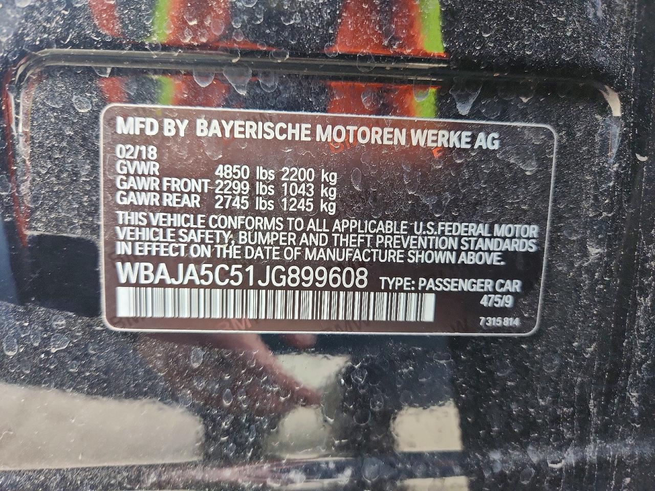 2018 BMW 530 I photo 23