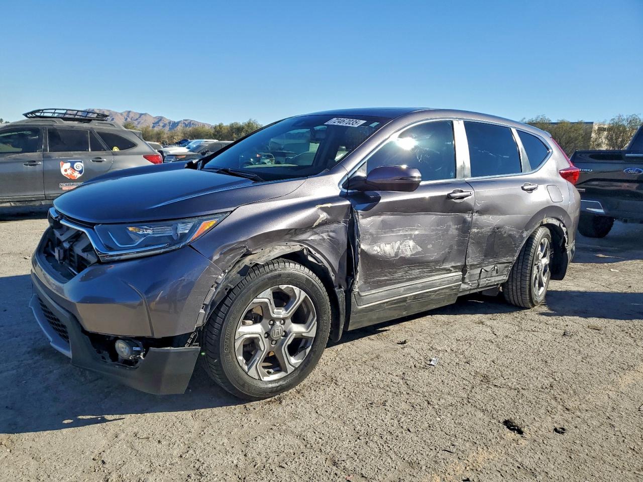 2017 HONDA CR-V EXL — SIDE damage — photo 1