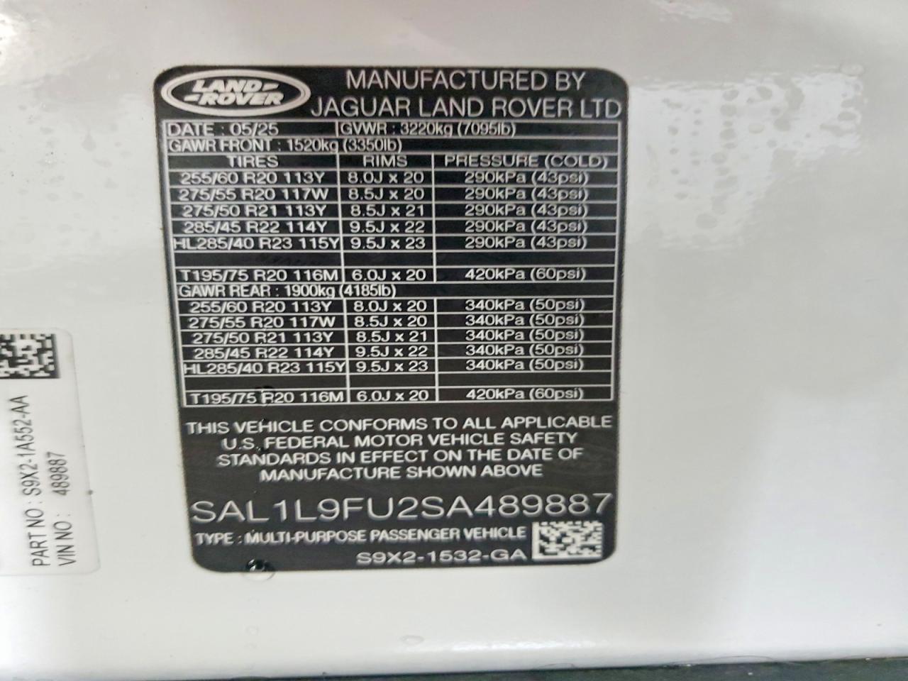 2025 LAND ROVER RANGE ROVER SPORT DYNAMIC SE photo 23