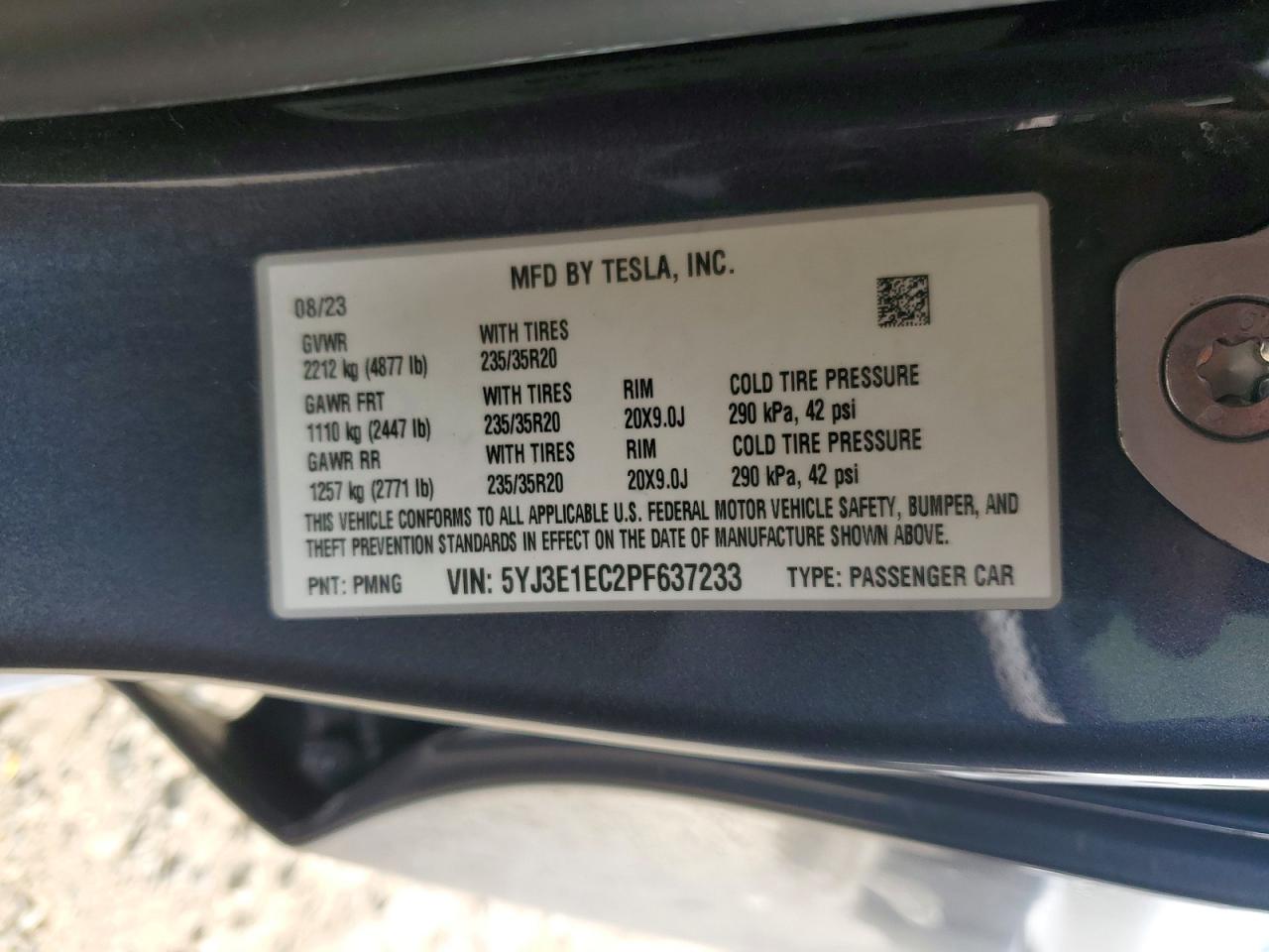 2023 TESLA MODEL 3 photo 14