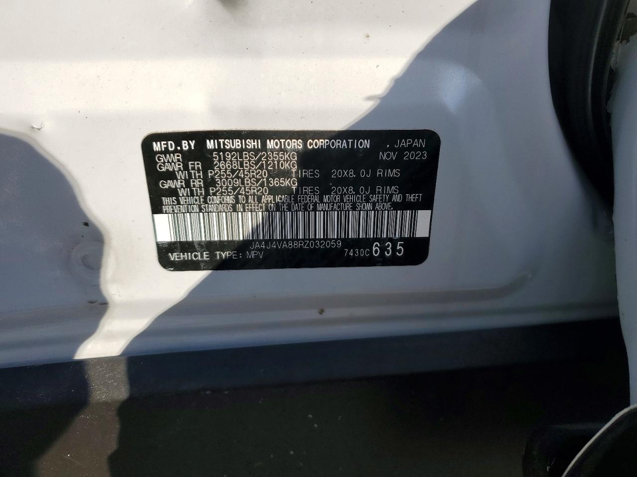 2024 MITSUBISHI OUTLANDER SE photo 12