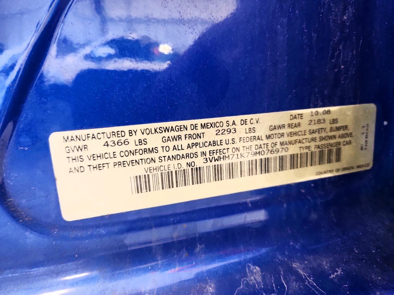 2009 VOLKSWAGEN JETTA S photo 23