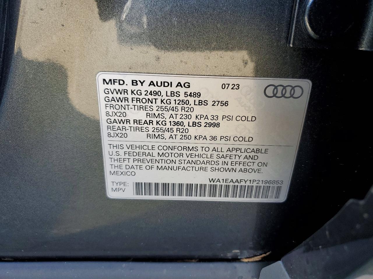 2023 AUDI Q5 PREMIUM PLUS 45 photo 13
