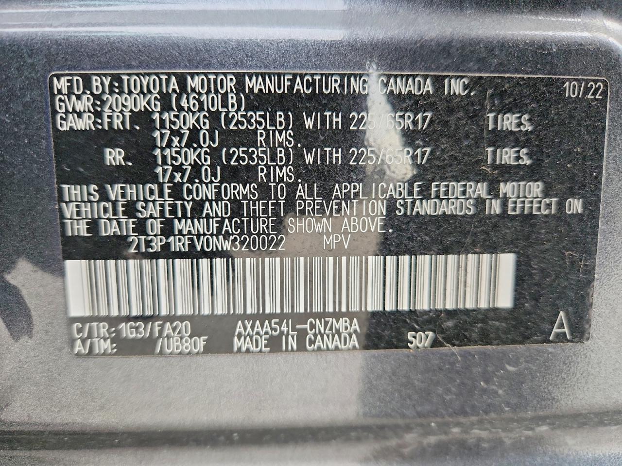 2022 TOYOTA RAV4 XLE photo 23