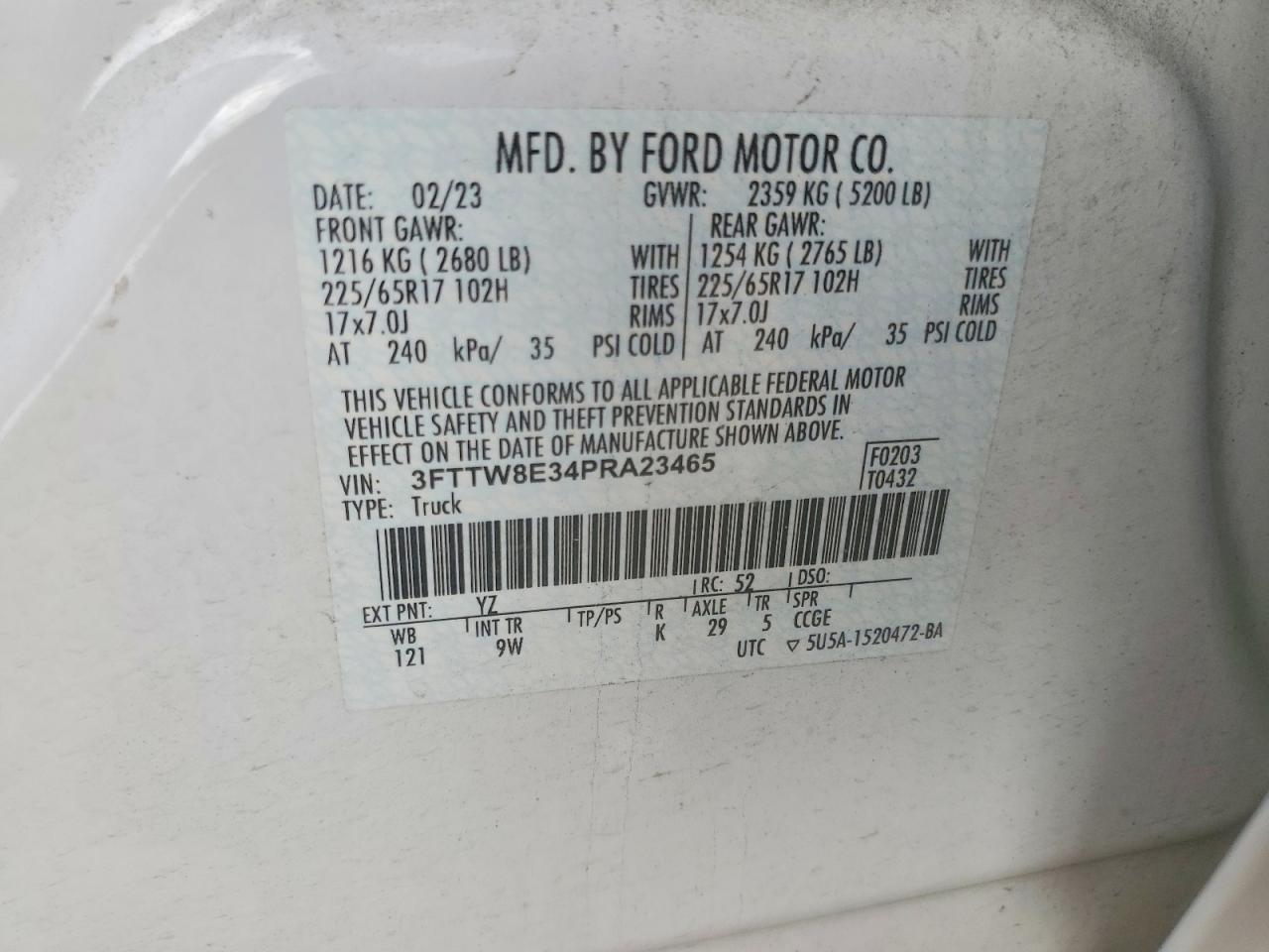 2023 FORD MAVERICK XL photo 25