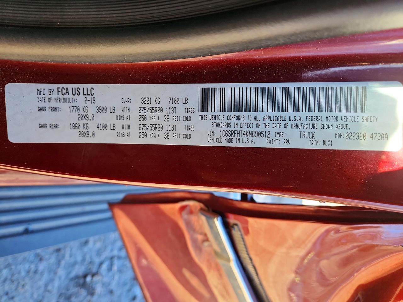 2019 RAM 1500 LIMITED photo 23