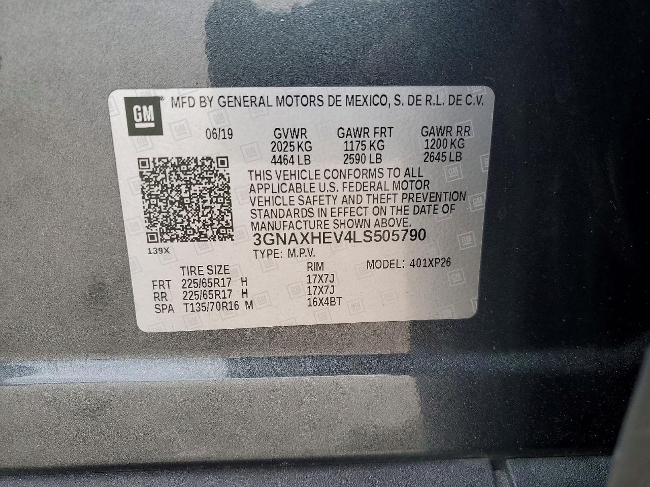 2020 CHEVROLET EQUINOX LS photo 40