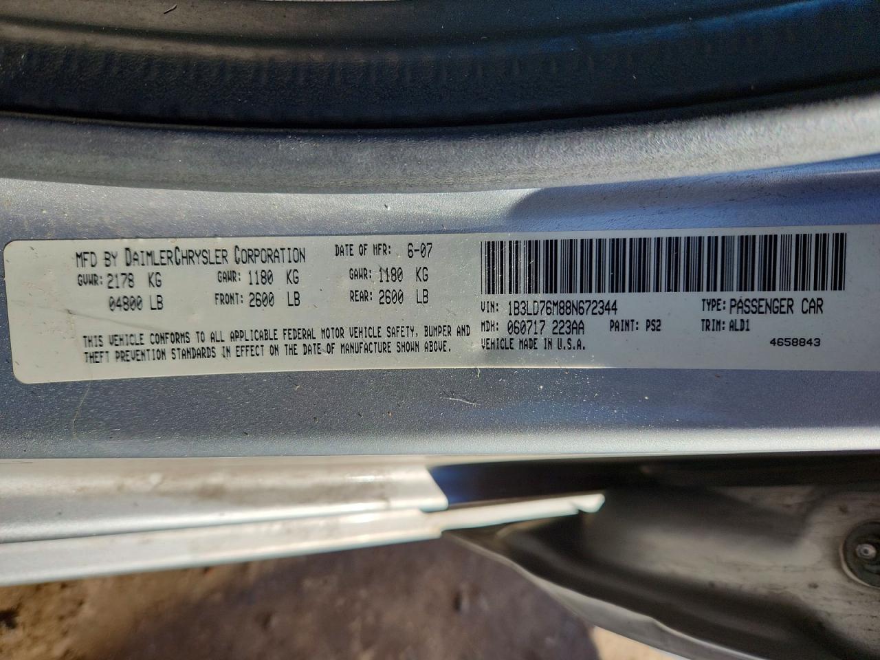 2008 DODGE AVENGER R/T photo 12