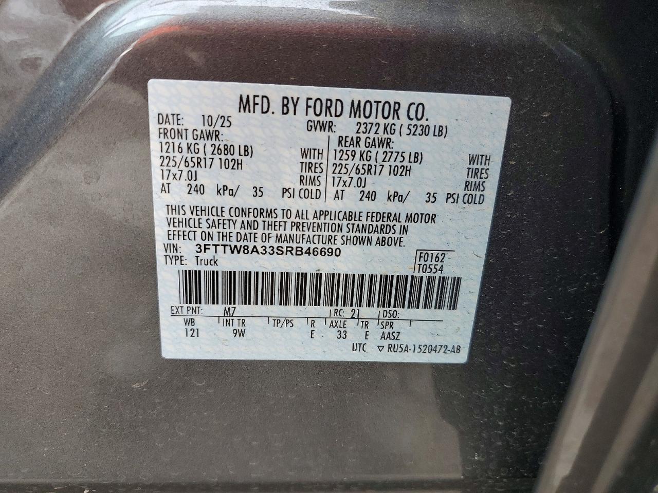 2025 FORD MAVERICK XL photo 25
