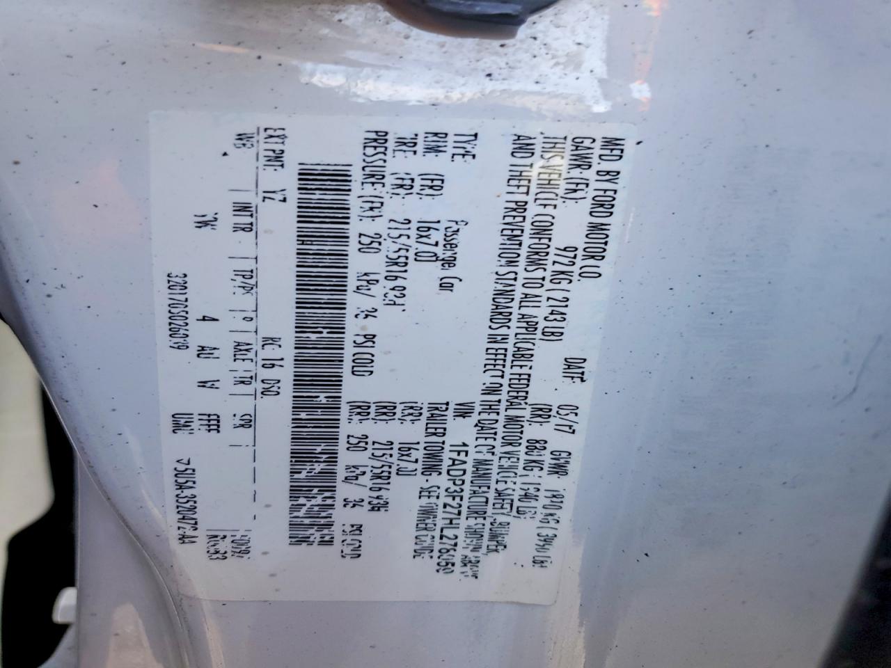 2017 FORD FOCUS SE photo 34