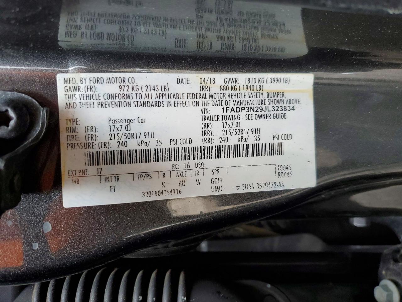 2018 FORD FOCUS TITANIUM photo 23