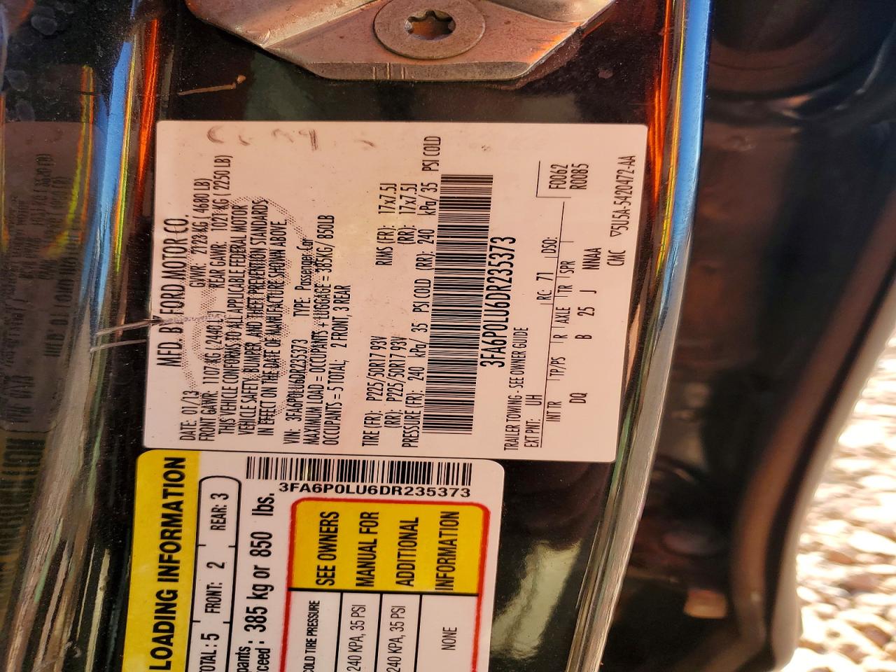 2013 FORD FUSION SE HYBRID photo 23