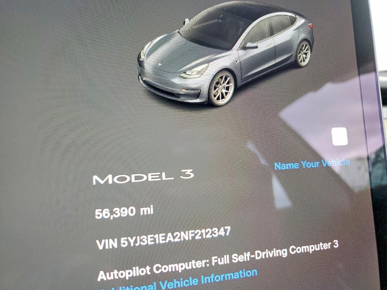 2022 TESLA MODEL 3 photo 17