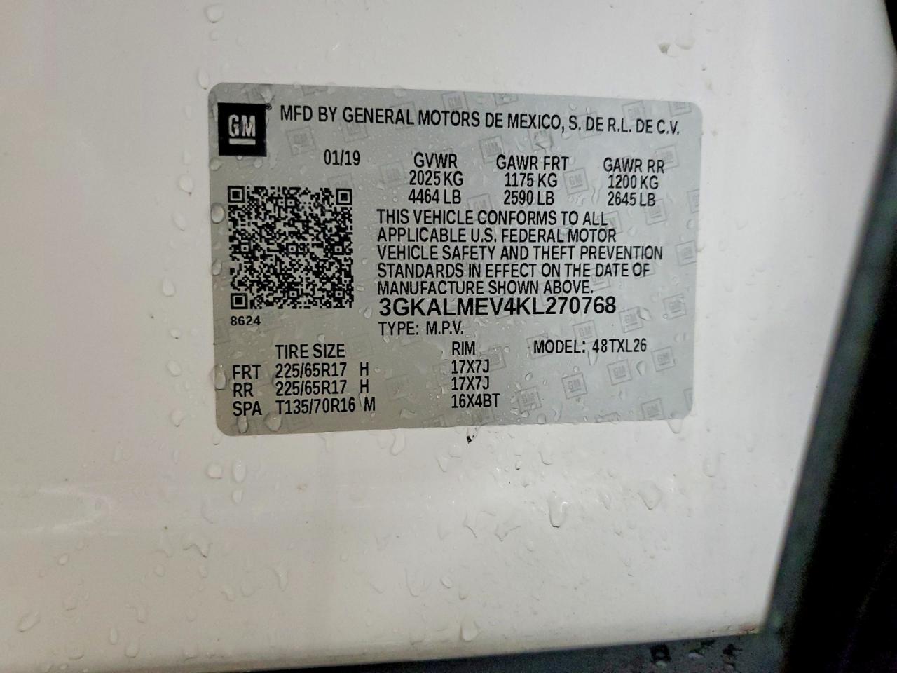 2019 GMC TERRAIN SLE photo 34