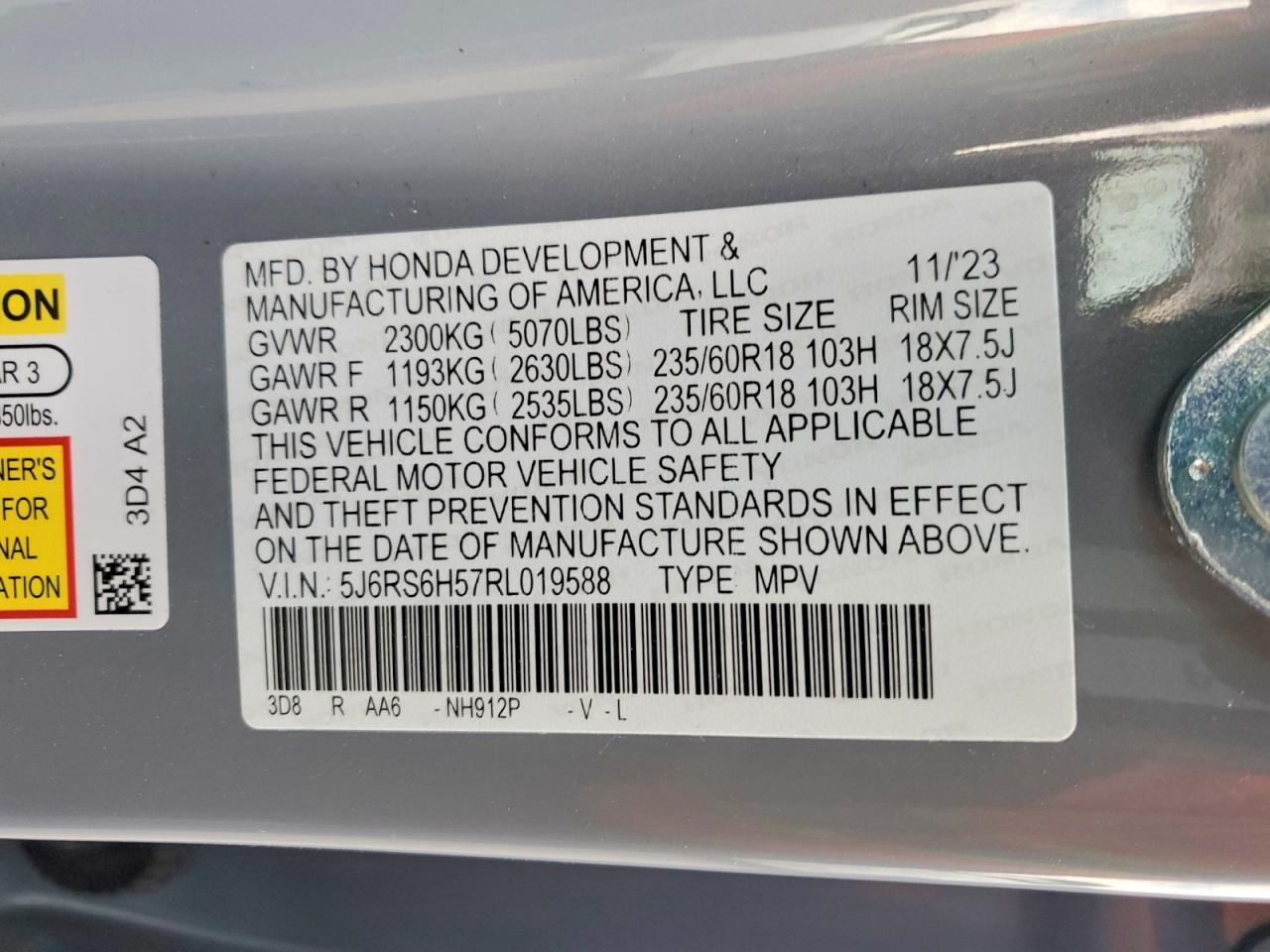 2024 HONDA CR-V SPORT photo 25