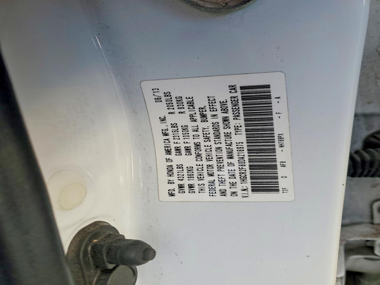 2013 HONDA ACCORD EXL photo 34