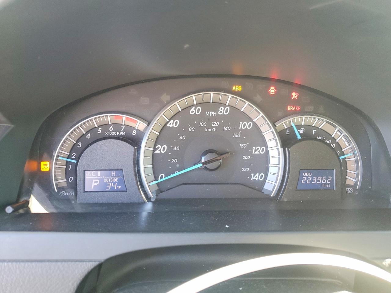 2012 TOYOTA CAMRY BASE photo 9