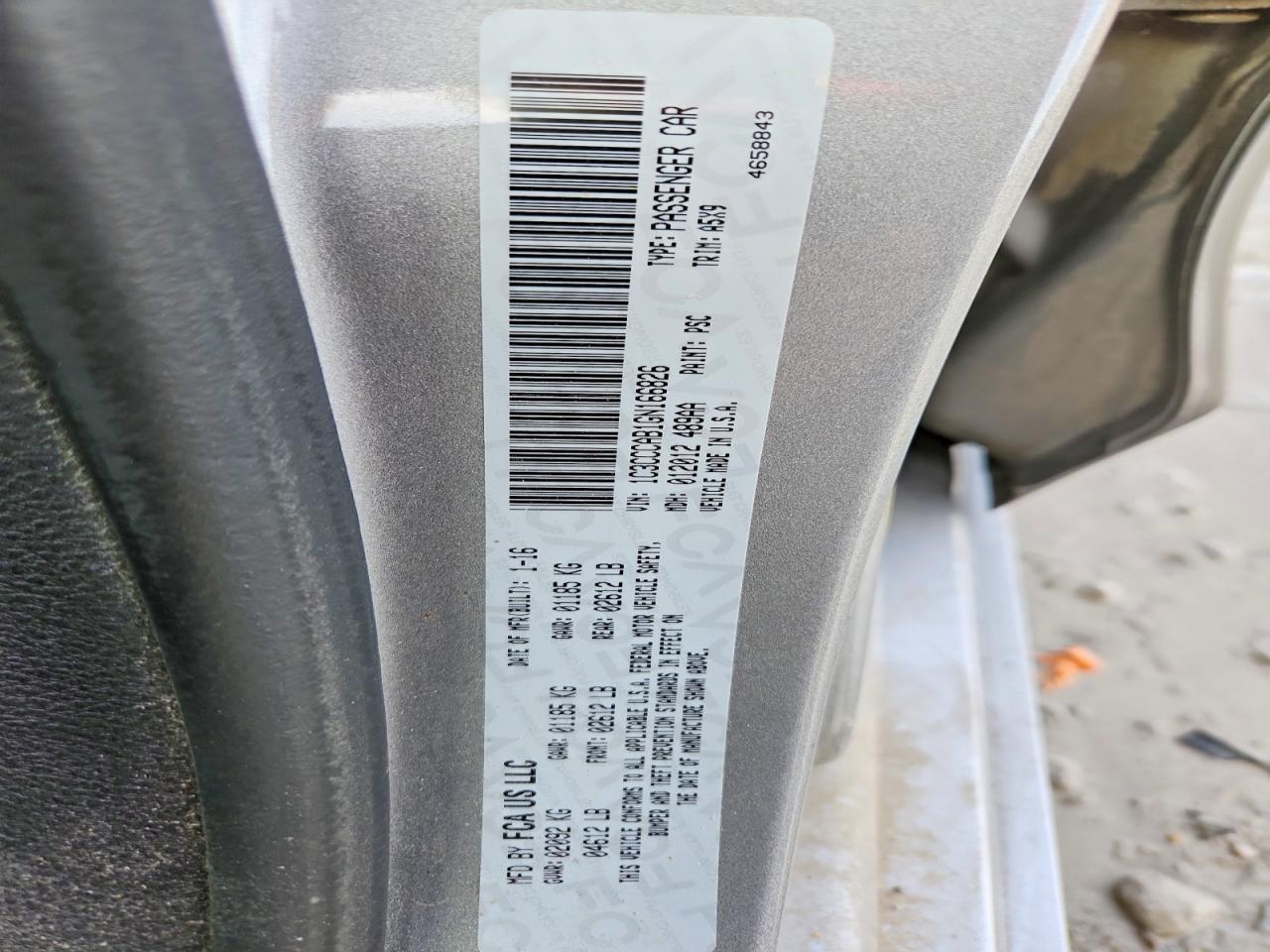 2016 CHRYSLER 200 photo 34