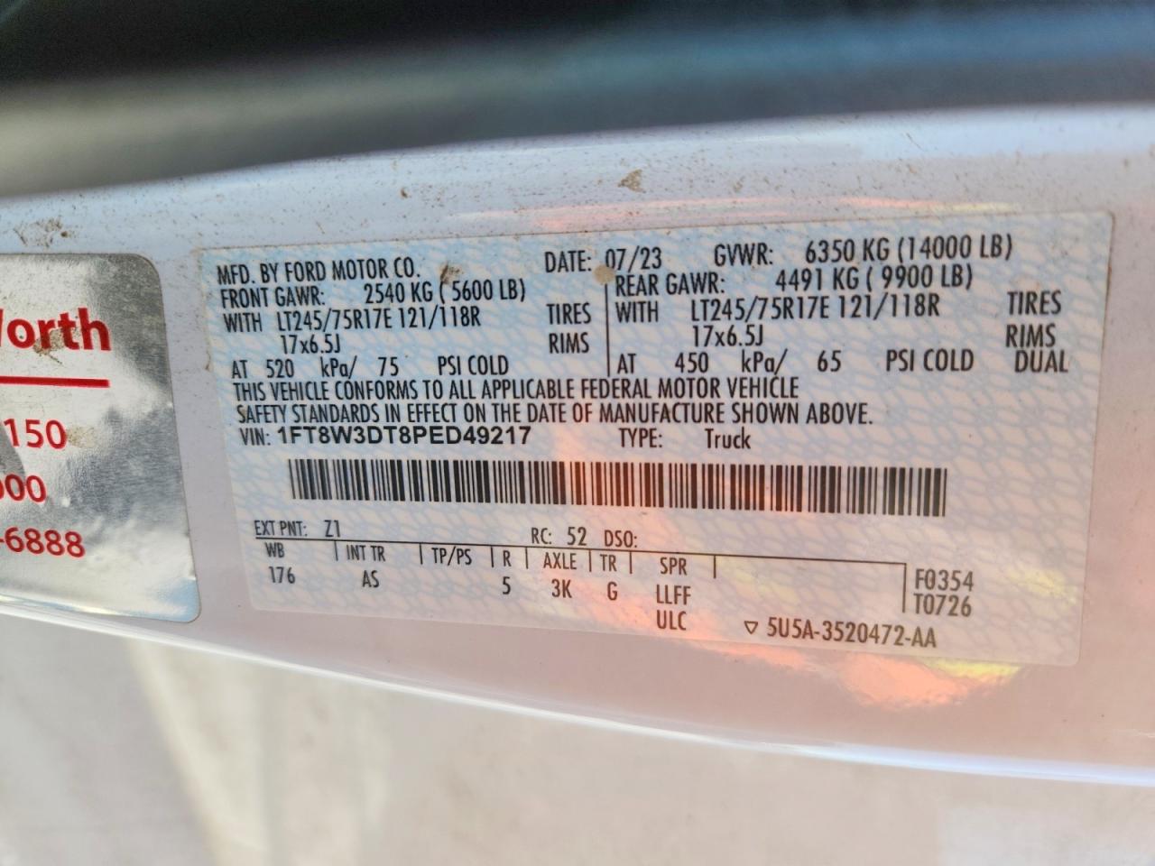 2023 FORD F350 SUPER DUTY photo 27