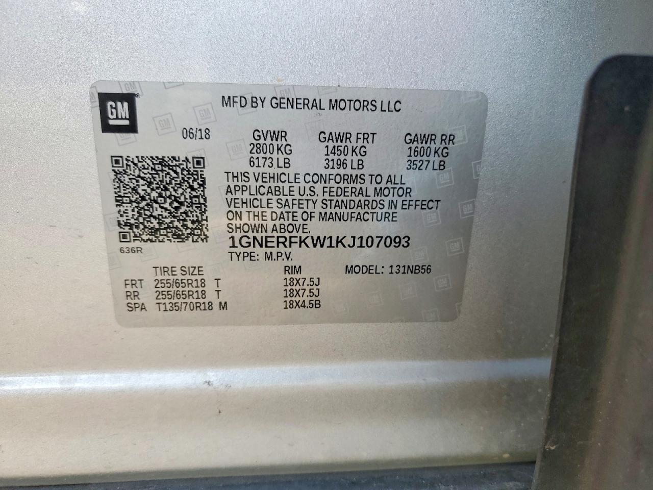 2019 CHEVROLET TRAVERSE LS photo 13