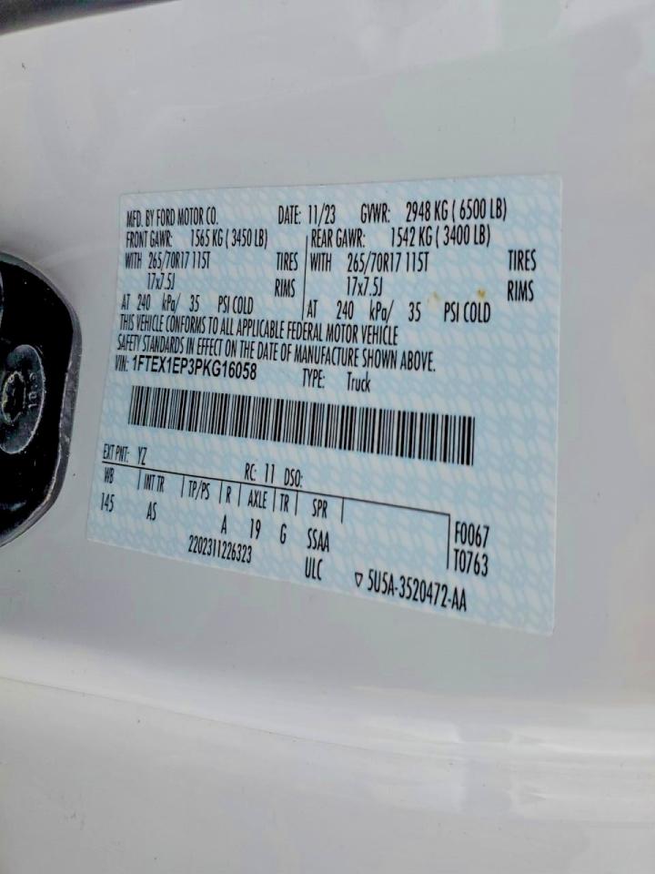 2023 FORD F150 SUPER CAB photo 12