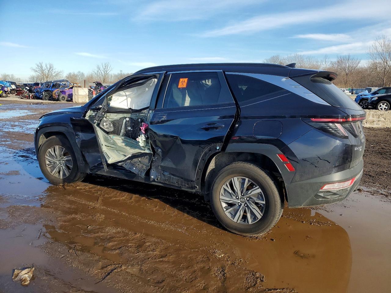 2023 HYUNDAI TUCSON BLUE photo 3