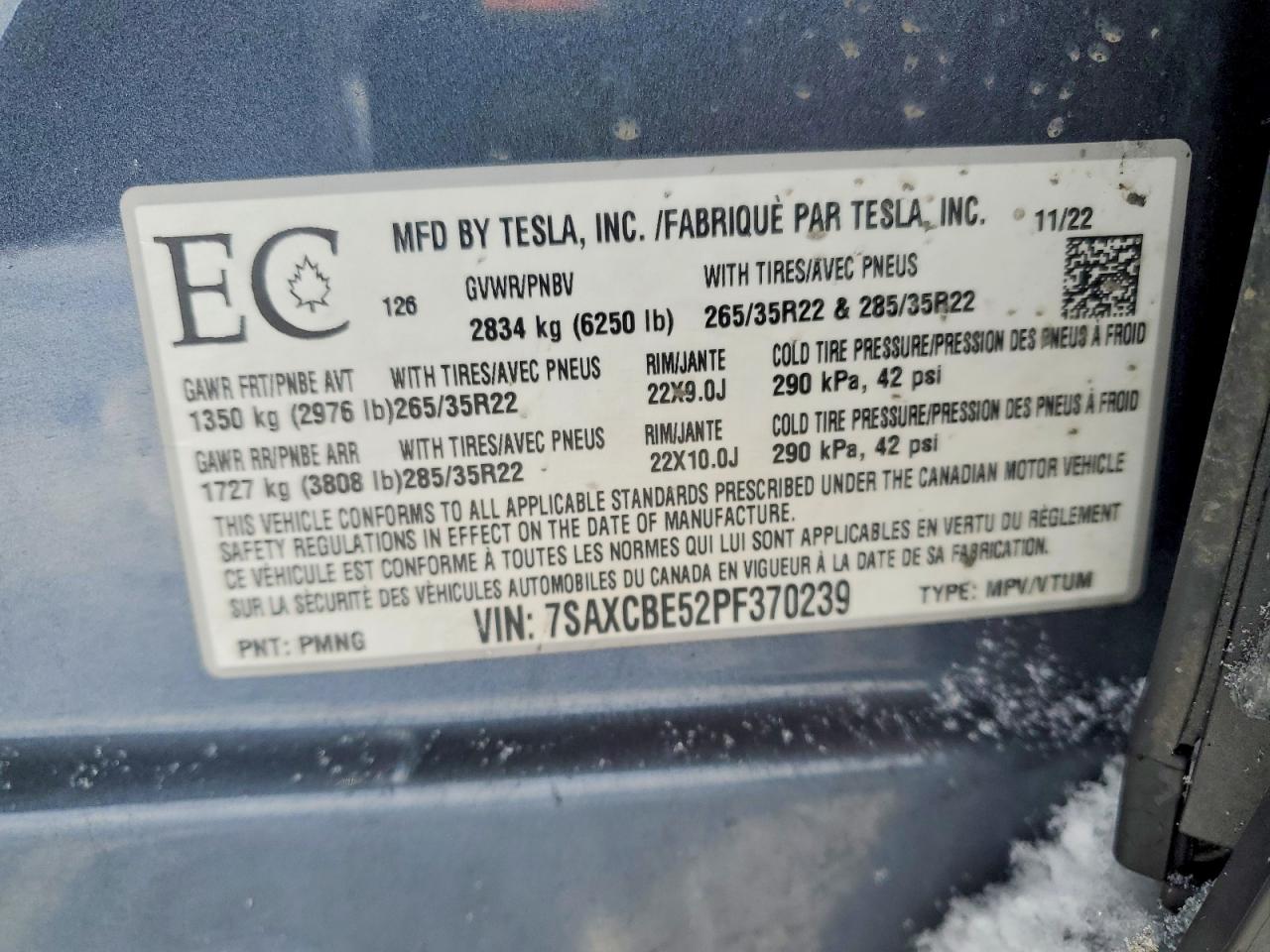 2023 TESLA MODEL X photo 12