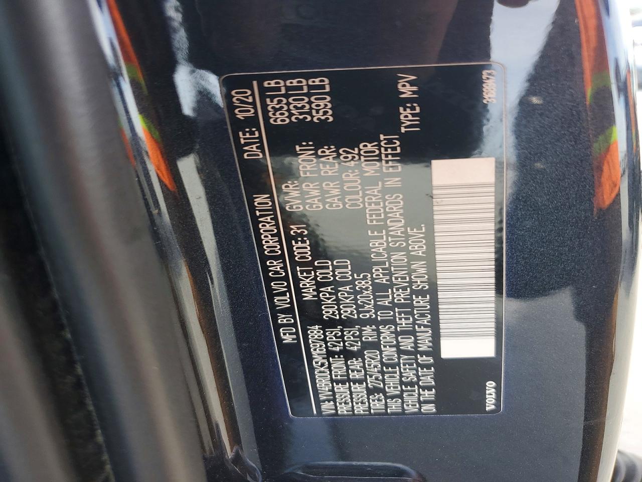 2021 VOLVO XC90 T8 RECHARGE INSCRIPTION EXPRESS photo 13