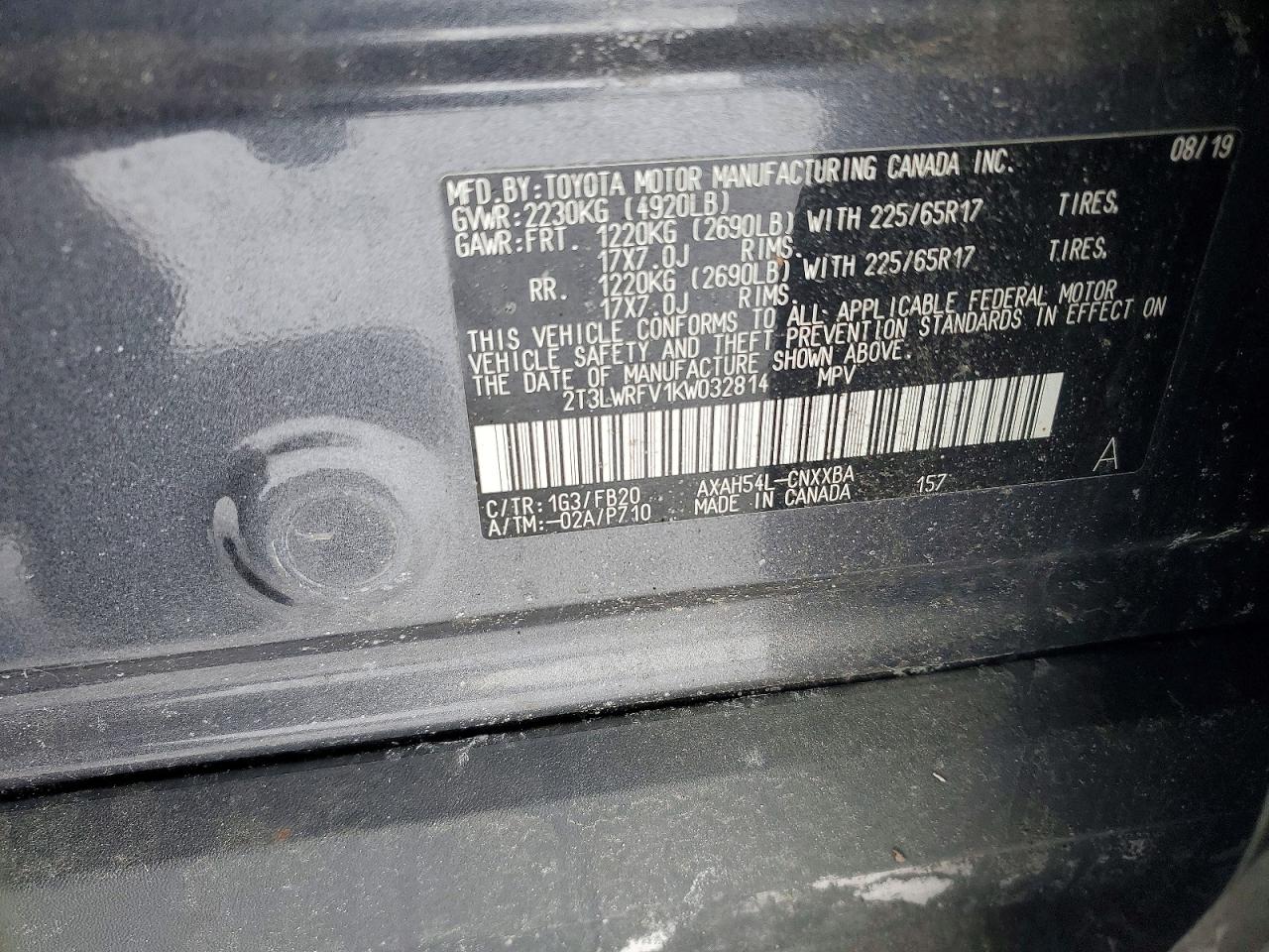 2019 TOYOTA RAV4 LE photo 25