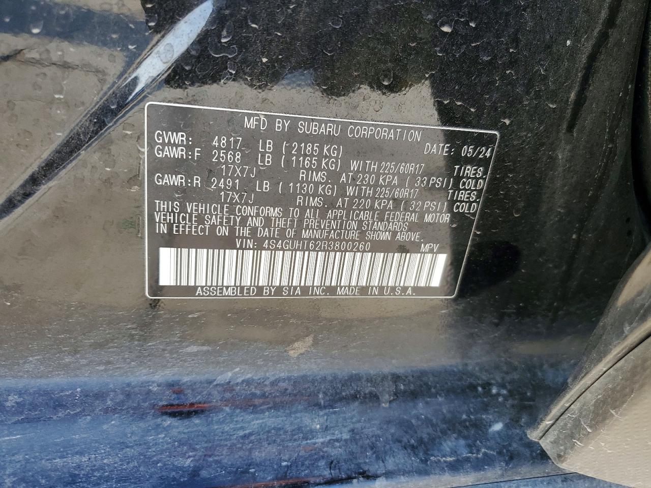 2024 SUBARU CROSSTREK WILDERNESS photo 34
