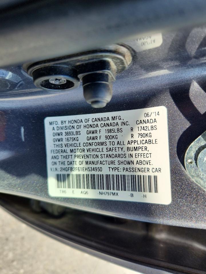 2014 HONDA CIVIC HF photo 37