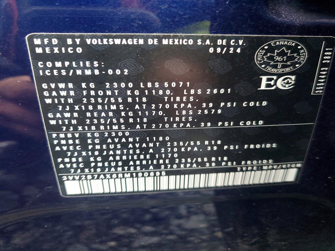 2024 VOLKSWAGEN TIGUAN SE photo 37
