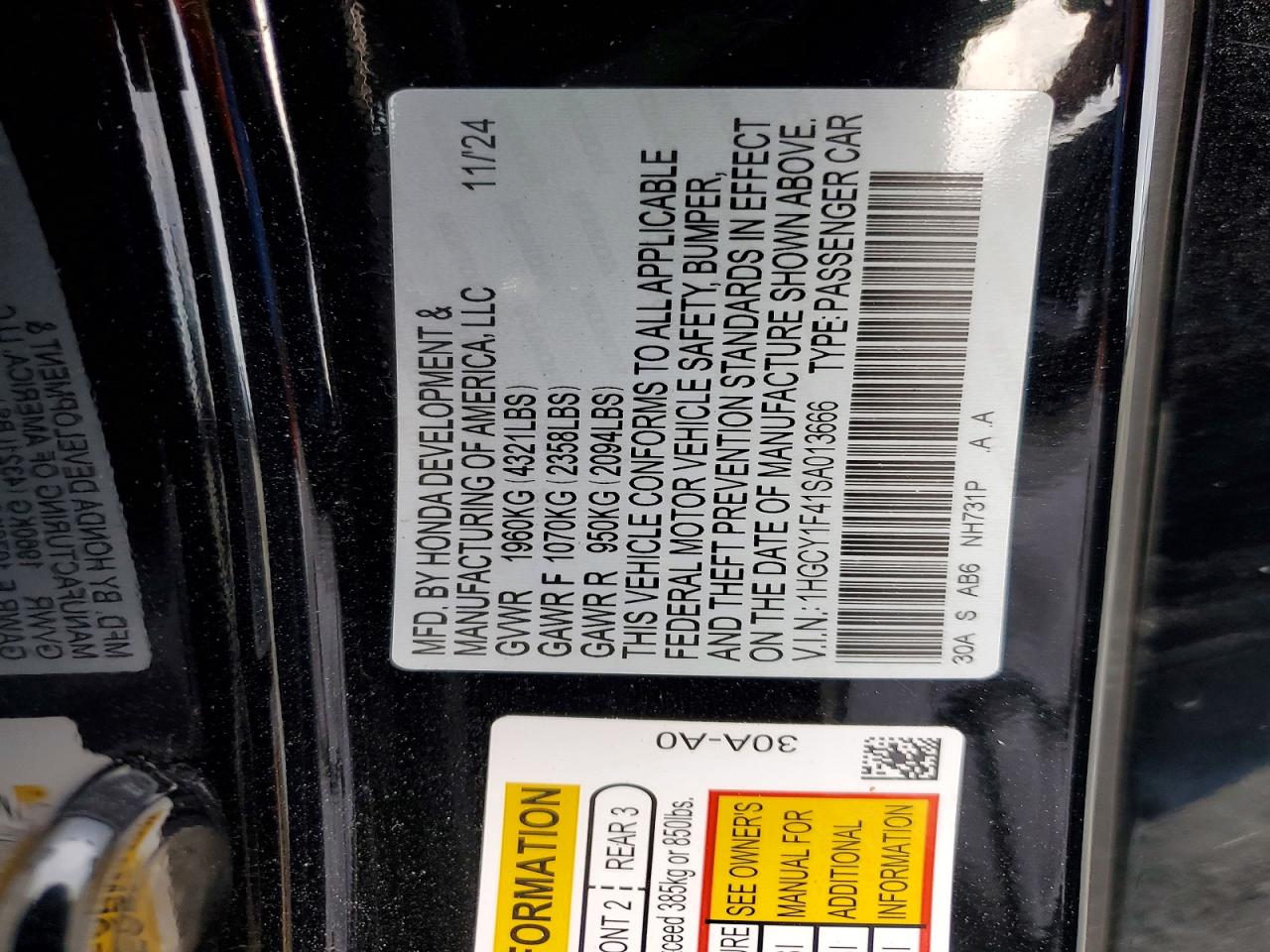 2025 HONDA ACCORD SE photo 25