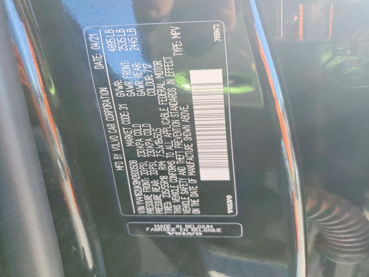 2021 VOLVO XC40 T5 MOMENTUM photo 25