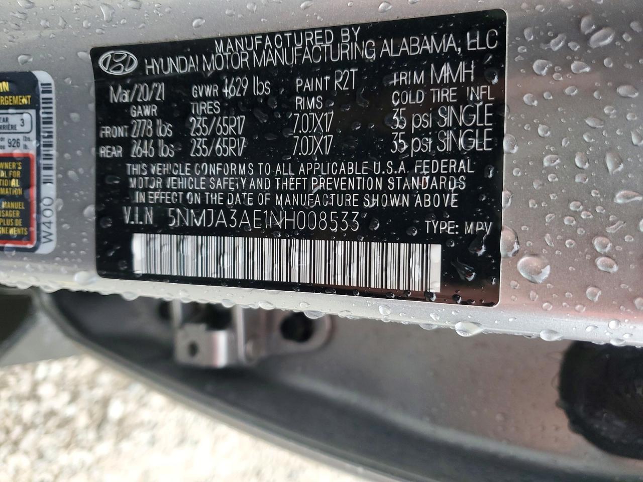 2022 HYUNDAI TUCSON SE photo 27