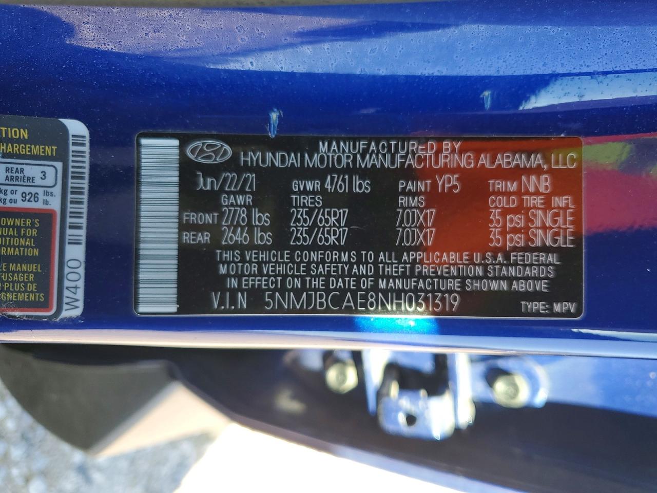 2022 HYUNDAI TUCSON SEL photo 40