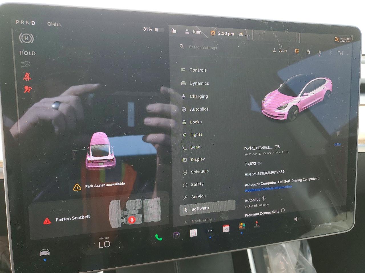 2020 TESLA MODEL 3 photo 17