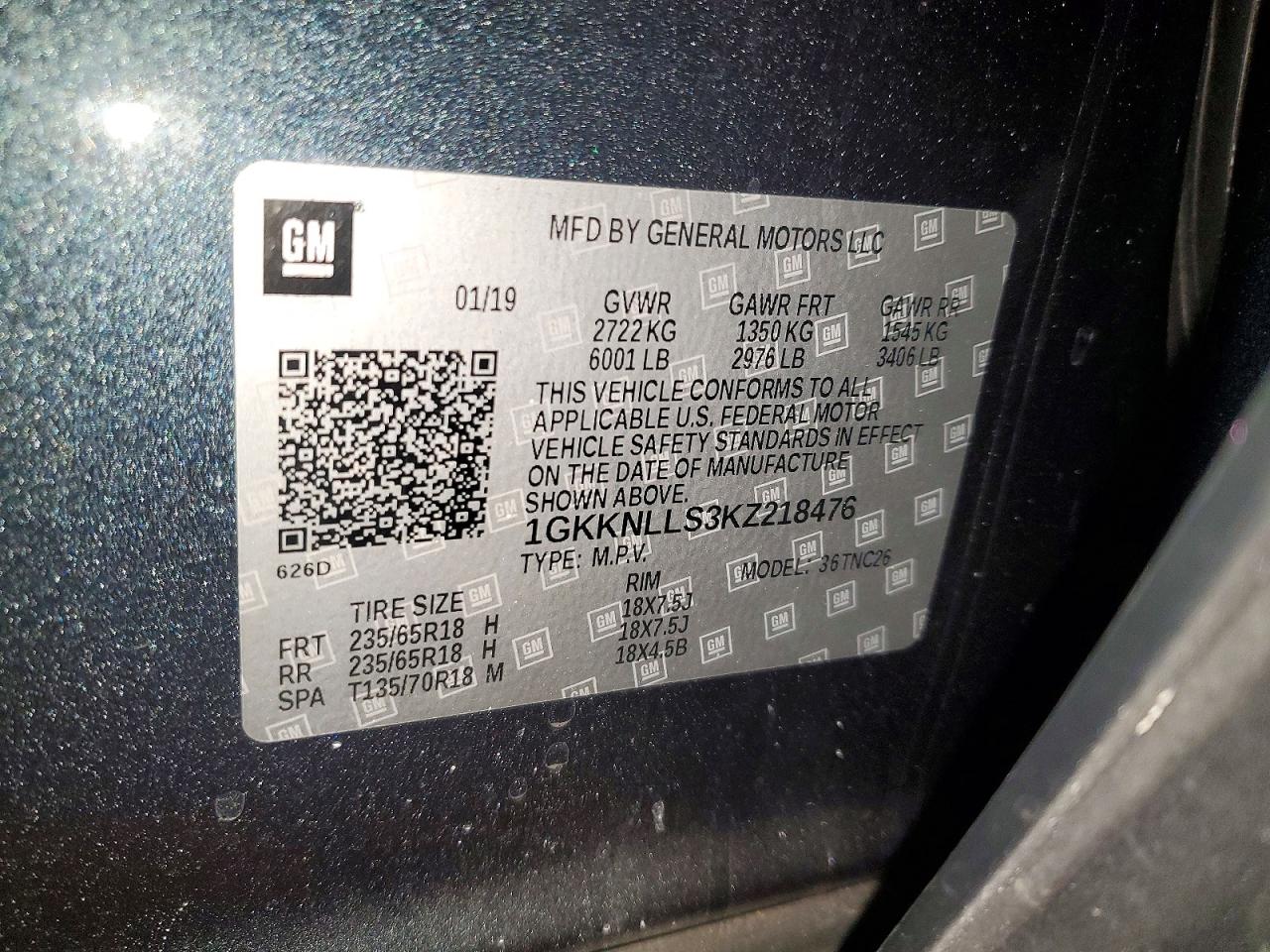 2019 GMC ACADIA SLE photo 14