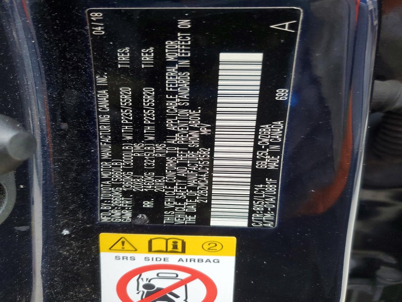 2018 LEXUS RX 350 BASE photo 25