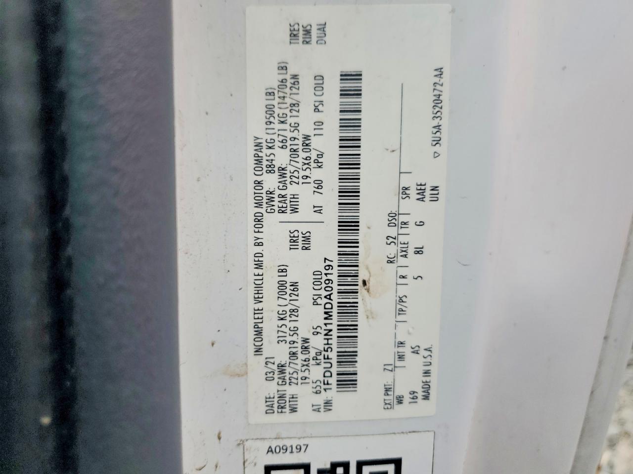 2021 FORD F550 SUPER DUTY photo 37