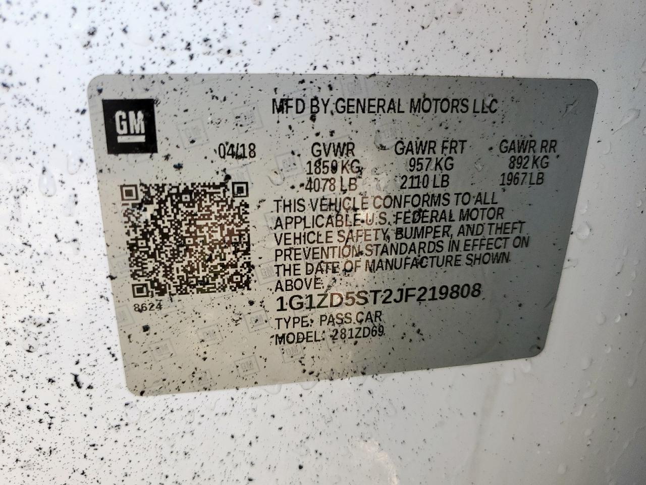 2018 CHEVROLET MALIBU LT photo 25