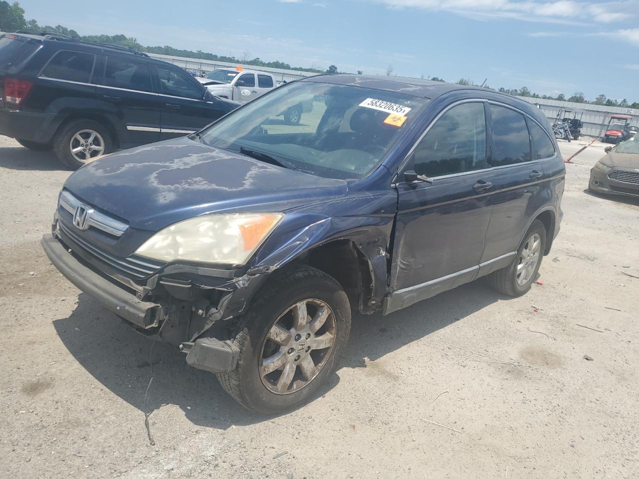 2007 HONDA CR-V EX — FRONT END damage — photo 1