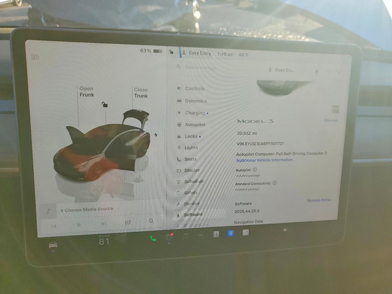 2023 TESLA MODEL 3 photo 9