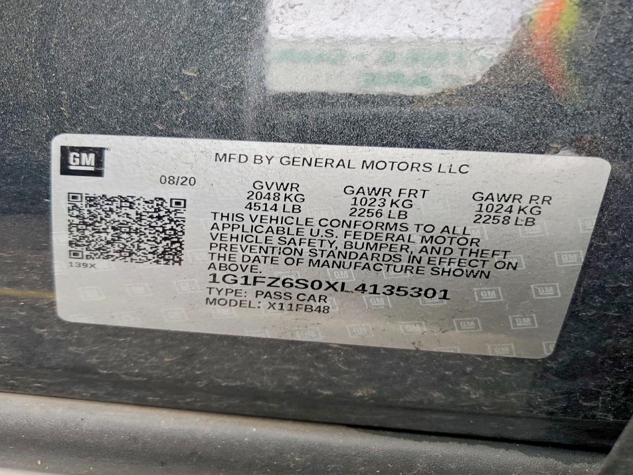 2020 CHEVROLET BOLT EV photo 12