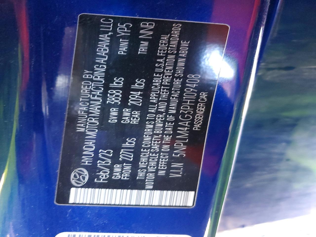 2023 HYUNDAI ELANTRA SEL photo 23