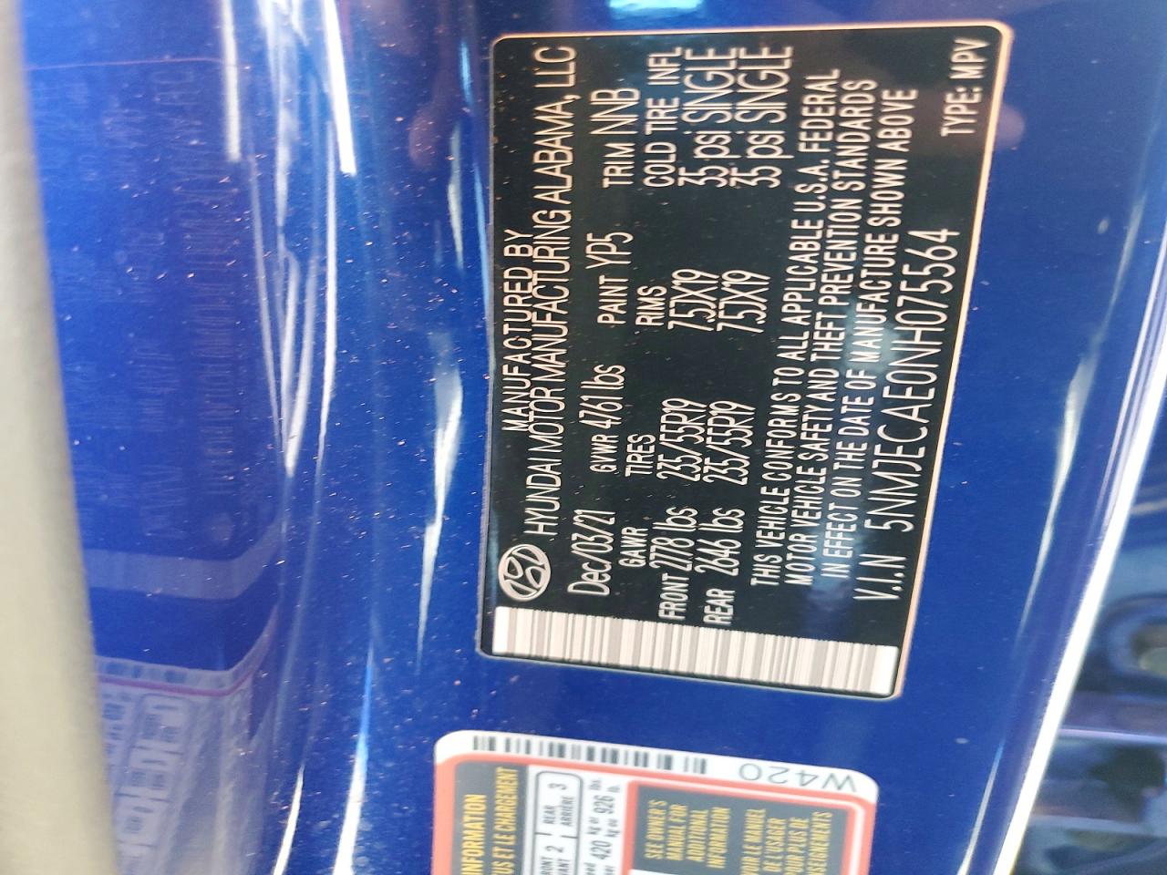 2022 HYUNDAI TUCSON photo 37