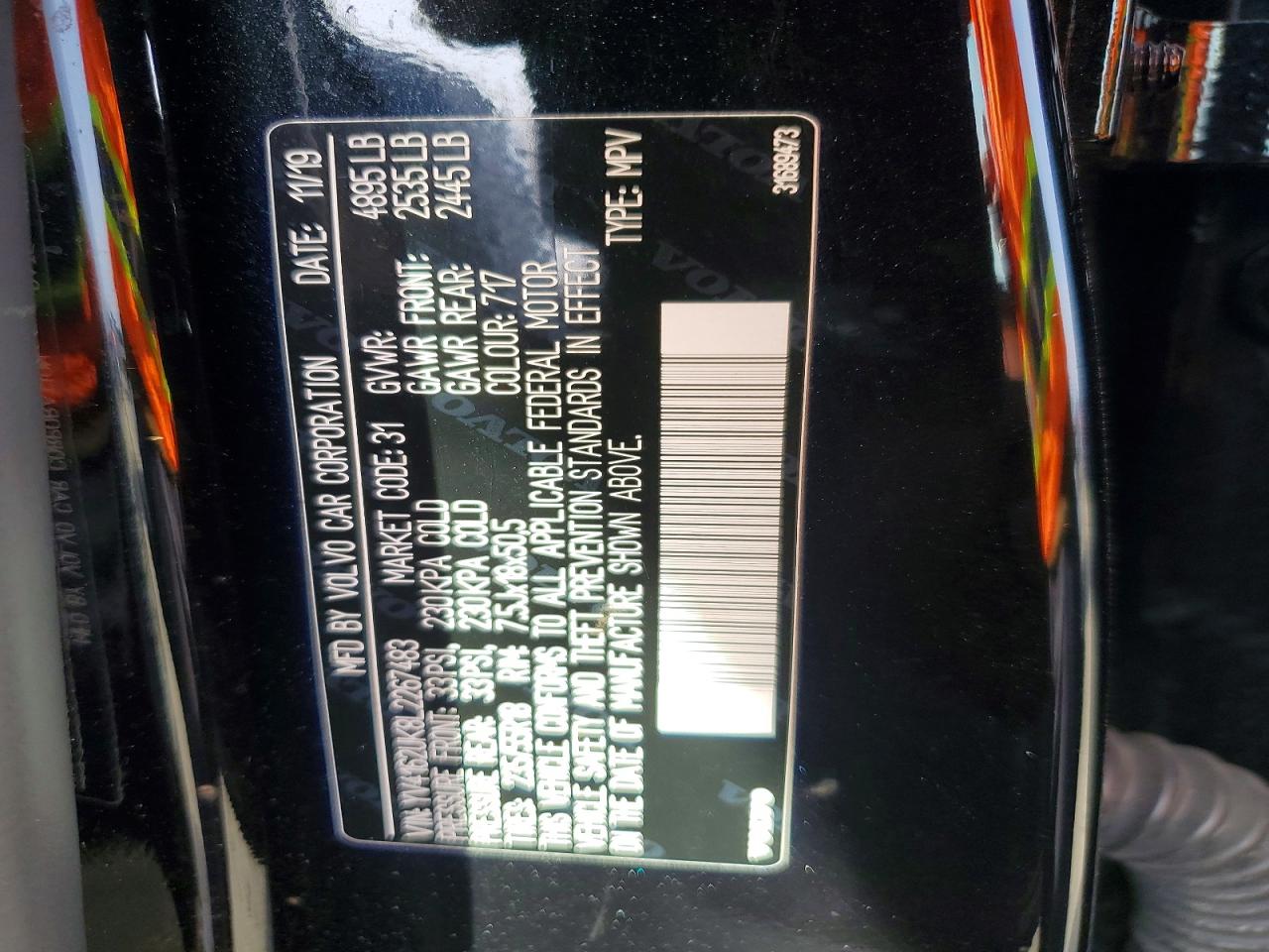 2020 VOLVO XC40 T5 MOMENTUM photo 37